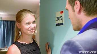 Violette Pink in 'A Booty Call from Violette Pink Turns into a Hard Fuck and Facial'